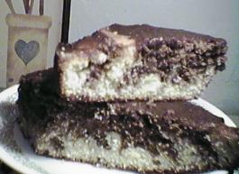 [Vanilla-Fudge Marble Cake]